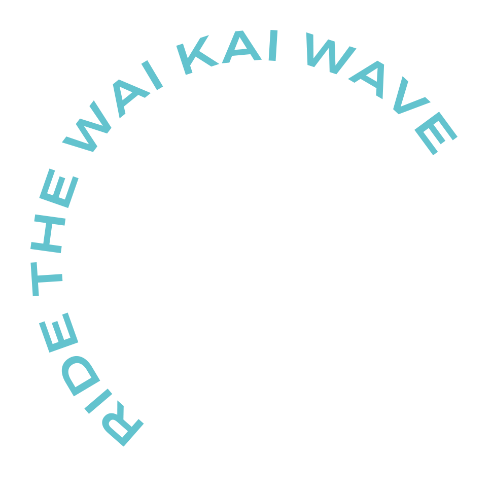 Ride The Wai Kai Wave - Circle text